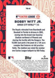 2025 Topps #TG-6 Bobby Witt Jr. Training Grounds