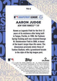 2025 Topps #TG-2 Aaron Judge Training Grounds