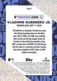 2025 Topps #TG-7 Vladimir Guerrero Jr. Training Grounds