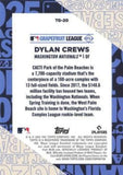 2025 Topps #TG-20 Dylan Crews Training Grounds