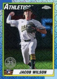 2025 Topps #T90C-16 Jacob Wilson 1990 Topps Baseball 35th Anniversary Chrome