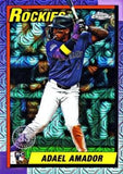 2025 Topps #T90C-24 Adael Amador 1990 Topps Baseball 35th Anniversary Chrome