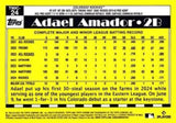 2025 Topps #T90C-24 Adael Amador 1990 Topps Baseball 35th Anniversary Chrome