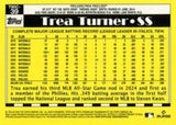 2025 Topps #T90C-39 Trea Turner 1990 Topps Baseball 35th Anniversary Chrome