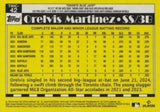 2025 Topps #T90C-42 Orelvis Martinez 1990 Topps Baseball 35th Anniversary Chrome