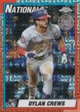 2025 Topps #T90C-44 Dylan Crews 1990 Topps Baseball 35th Anniversary Chrome