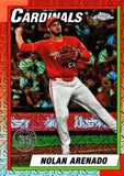 2025 Topps #T90C-48 Nolan Arenado 1990 Topps Baseball 35th Anniversary Chrome