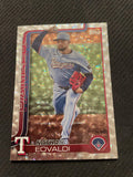 2025 Topps #130 Nathan Eovaldi Silver Crackle Foilboard
