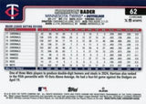 2025 Topps Chrome #62 Harrison Bader Raywave Refractors