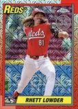 2025 Topps #T90C-29 Rhett Lowder 1990 Topps Baseball 35th Anniversary Chrome