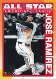 2025 Topps #90AS-32a José Ramírez 1990 Topps Baseball All-Stars