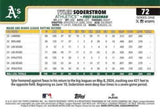 2025 Topps #72 Tyler Soderstrom Spring Training