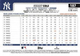 2025 Topps #187 Gerrit Cole Spring Training