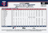 2025 Topps #59 Royce Lewis Rainbow Foil