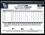 2025 Topps #153 Brandon Lowe Rainbow Foil