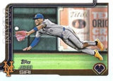 2025 Topps #373 Jose Siri Rainbow Foil