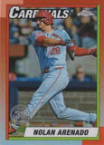 2025 Topps Chrome #90CB-19 Nolan Arenado 1990 Topps Baseball 35th Anniversary