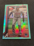 2025 Topps #588 Jurickson Profar Aqua Holo Foil