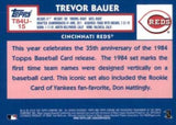 2019 Topps Update #T84U-15 Trevor Bauer Silver Pack 1984 Topps Baseball Chrome