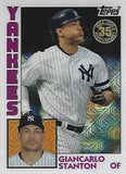 2019 Topps Update #T84U-27 Giancarlo Stanton Silver Pack 1984 Topps Chrome