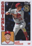 2019 Topps Update #T84U-41 Lane Thomas Silver Pack 1984 Topps Baseball Chrome