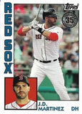 2019 Topps Update #84-3 J.D. Martinez 1984 Topps Baseball