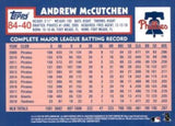 2019 Topps Update #84-40 Andrew McCutchen 1984 Topps Baseball