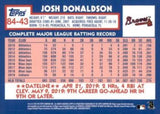 2019 Topps Update #84-43 Josh Donaldson 1984 Topps Baseball