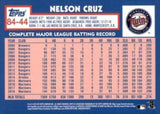 2019 Topps Update #84-44 Nelson Cruz 1984 Topps Baseball