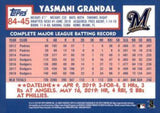 2019 Topps Update #84-45 Yasmani Grandal 1984 Topps Baseball