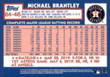 2019 Topps Update #84-46 Michael Brantley 1984 Topps Baseball