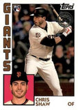 2019 Topps #84R-CSH Chris Shaw 1984 Topps Baseball 35th Anniversary Rookies