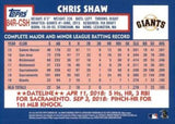 2019 Topps #84R-CSH Chris Shaw 1984 Topps Baseball 35th Anniversary Rookies
