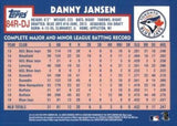 2019 Topps #84R-DJ Danny Jansen 1984 Topps Baseball 35th Anniversary Rookies
