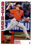 2019 Topps #84R-DD Dean Deetz 1984 Topps Baseball 35th Anniversary Rookies