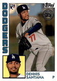 2019 Topps #84R-DS Dennis Santana 1984 Topps Baseball 35th Anniversary Rookies