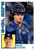2019 Topps #84R-RM Reese McGuire 1984 Topps Baseball 35th Anniversary Rookies