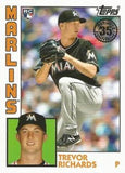 2019 Topps #84R-TR Trevor Richards 1984 Topps Baseball 35th Anniversary Rookies