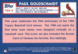 2019 Topps #T84-4 Paul Goldschmidt