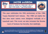 2019 Topps #T84-26 Jacob deGrom