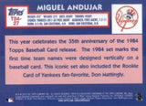 2019 Topps #T84-27 Miguel Andujar