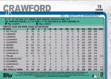 2019 Topps Chrome #15 J.P. Crawford Sepia Refractor