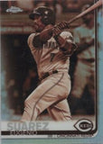 2019 Topps Chrome #80 Eugenio Suarez Sepia Refractor