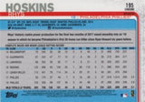 2019 Topps Chrome #195 Rhys Hoskins Sepia Refractor