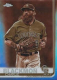 2019 Topps Chrome #160 Charlie Blackmon Sepia Refractor