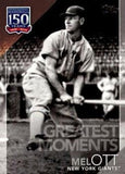 2019 Topps #GM-3 Mel Ott 150 Years of Professional Baseball - Greatest Moments
