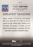 2019 Topps #GS-3 Tony Gwynn 150 Yrs of Pro Baseball  - Greatest Seasons