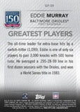 2019 Topps #GP-39 Eddie Murray 150 Yrs of Pro Baseball  - Greatest Players