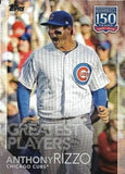 2019 Topps Update #150-7 Anthony Rizzo 150 Yrs of Pro Baseball