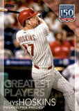 2019 Topps Update #150-32 Rhys Hoskins 150 Years of Professional Baseball